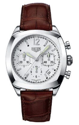 TAG Heuer Monza Chronograph Stainless Steel / Silver